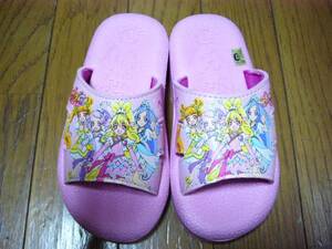  tv morning day telecast Doki-Doki Precure sandals pink 19cm pretty thickness bottom unused 