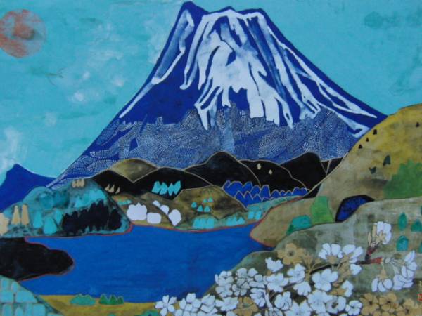 宮永岳彦、鴻、大判・希少な画集より、新品高級額・額装付、状態良好 宮永 岳彦、「煌」、希少、高級額装・画集画、状態良好、大判