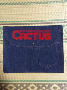 CACTUS не продается Vintage неиспользуемый товар Denim 70 годы редкий 