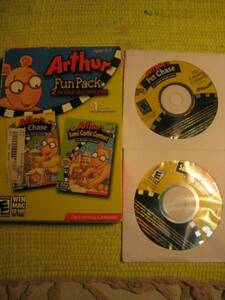  America made Arthur 2 sheets set CD rom Arther Adventuresages 4-7!