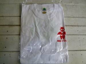 @ new goods unused T-shirt Aomori EXPO *88 size L earth . red Showa Retro that time thing 