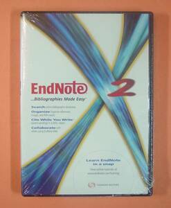 【261】新品 Thomson Reuters ユサコ EndNote X2 usaco エンドノート 論文 文献 引用 研究 調査 作成 支援 管理ソフト トムソン・ロイター