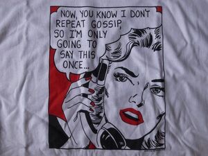 90's Roy Lichtenstein FOTOFOLIO GOSSIP футболка XL белый roiliki тонн нагрудник n pop искусство POP ART Andy Warhol искусство настоящее время изобразительное искусство картинная галерея 