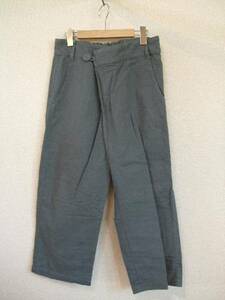 poudoudou blue gray design pants (USED)70113