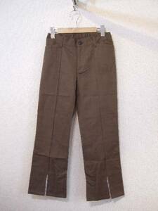 MAPLECREEKS khaki center line entering pants (USED)82713