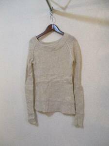 iiMK beige long sleeve knitted (USED)103015
