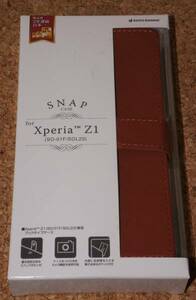 ★新品★RASTA BANANA Xperia Z1 ブックタイプケース ブラウン