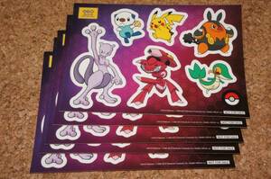 * new goods *geo Pokemon seal 5 sheets 