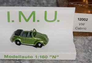 IMU1/160 VW ビートル カブリオレ グリーンメタ フォルクス