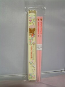 ku.. .... chopsticks & chopsticks box set { case ivory & chopsticks pink }