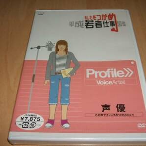 未使用 DVD あしたをつかめ 平成若者仕事図鑑 声優 この声でチャンスをつかみたい！ / 鹿野優以