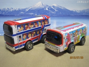 ●当時物★昭和・イチコーのブリキ製のバス２台