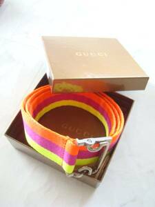 GUCCI Italy made ribbon ring belt size36-90 Gucci 