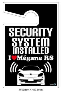  Renault * Megane RS security plate * sticker set 