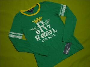  prompt decision * Japan not yet arrival! Ralph Lauren with logo long T green L