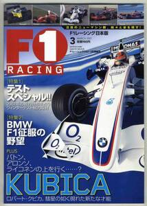 【b5699】07.3 F1レーシング日本版／ウインターテスト,BMW F1...