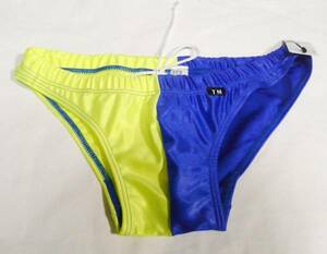 TM/ bikini / swim pants / men's swimsuit WATER POLO fluorescence yellow color x blue 5023