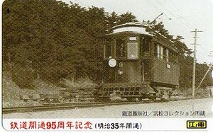 ▲江ノ電（鉄道）のテレカ▲