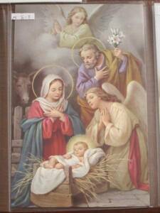 Art hand Auction Picture★300 Christian painting Christmas card, antique, collection, printed matter, others