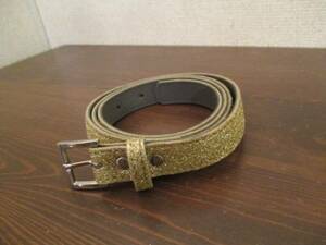 JEANASIiS lame entering Gold small belt (USED)72816