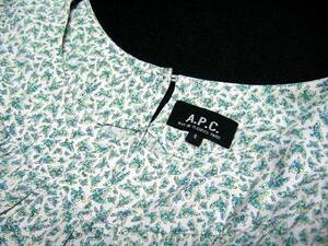 APC アーペーセー 蝶々柄ワンピース バタフライ