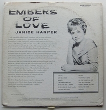 ◆ JANICE HARPER / Embers of Love ◆ Capitol T-1337 (color) ◆_画像2