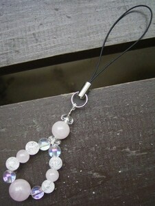  rose quartz x aqua o-laxklak crystal strap natural stone Power Stone 