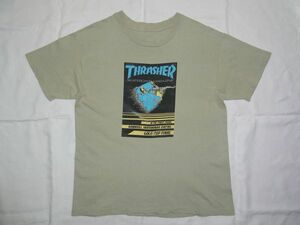 ☆ 80s THRASHER スラッシャー マガジン 1981年創刊号 オリジナル Tシャツ ミントグリーン ☆USA古着 ONEITA POWER-T ビンテージ オールド