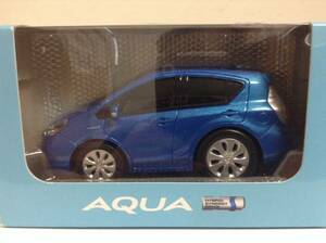 トヨタ 初代 アクア AQUA ハイブリッド 前期型 2011年式~ チョロQタイプ プルバックカー ミニカー 青M 非売品 新品 カラーサンプル 色見本