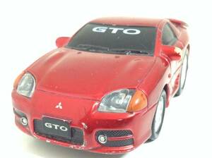 三菱 GTO Z15/16 後期型 1998年式~ ドライブタウン チョロQタイプ プルバックカー ミニカー 赤