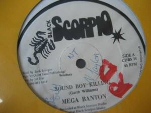 ●Mega Banton/Sound Boy Killing●人気ダンスホール！