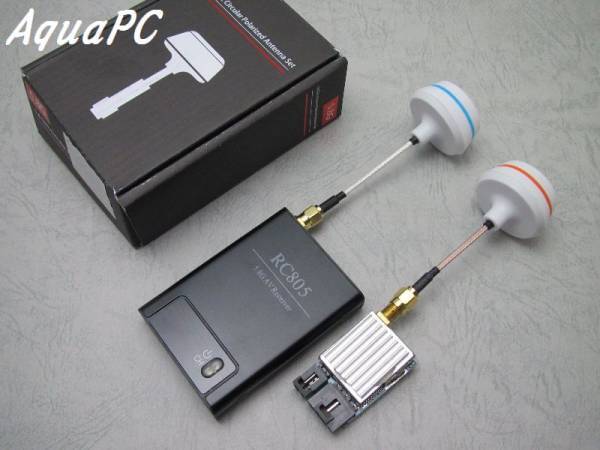 AquaPC★送料無料 5.8GHz Circular Polarized Antenna Set RP-SMA★