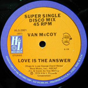 【Disco 12】Van McCoy / Love Is The Answer