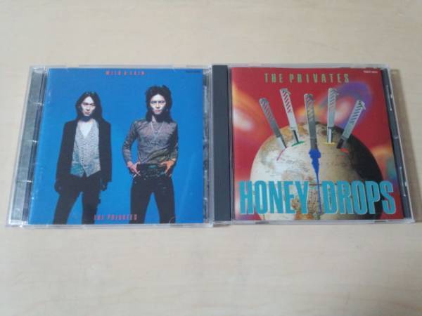 ザ・プライベーツTHE PRIVATES CD2枚セットWILD&VAIN HONEYDROPS
