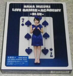 水樹奈々 NANA MIZUKI LIVE GAMES×ACADEMY -BLUE- Blu-ray 限定