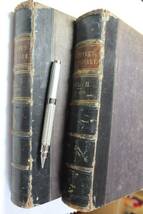 1860? ウェブスター辞書 Mackenzie版、ロンドン、2巻、背革 付録_画像1
