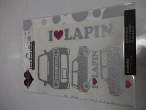 新品I love LAPAN-HE22S系ラパン色ラメシルバー