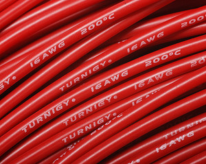 AquaPC★送料無料 激安Pure-Silicone Wire 16AWG (1mtr) RED★