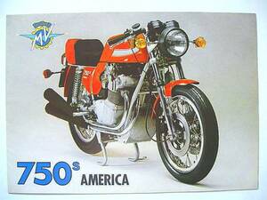 #M.V.AGUSTA 750S/AM original * catalog # Agusta 