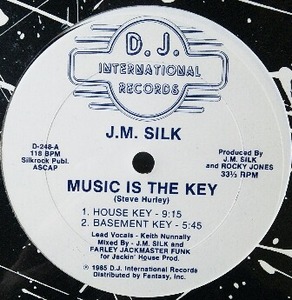 $ J.M. Silk / Music Is The Key (D-248) Y8 【レコード】