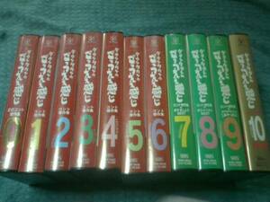  video ..... feeling 11 volume set + complete large illustrated reference book non rental goods A