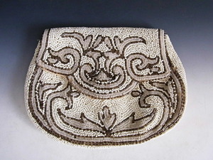  antique * beads pochette *. orchid west antique 