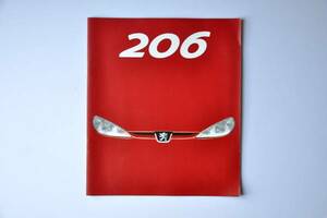 * rare Peugeot 206 2001 year catalog 