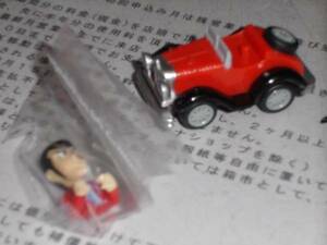 * out of print * pull-back car [ Classic car red + Lupin III ]*..[boxman_77]