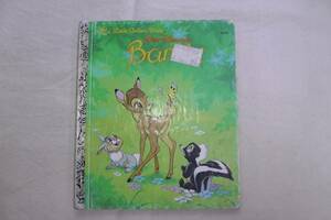  America Vintage ребенок книга с картинками Disney Bambi Bambi 