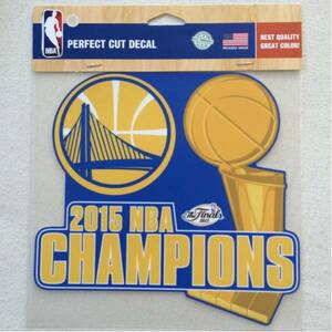 2015 NBA CHAMPIONS Golden state Warrior z victory memory sticker / decal 