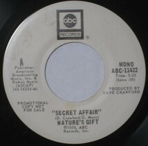 Nature's Gift - Secret Affair - ABC ■ soul funk 45 試聴_画像1