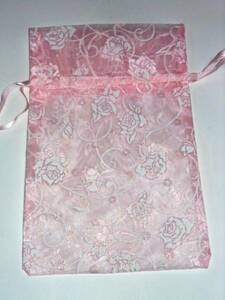 Organdy Rose Sache Back M Pink