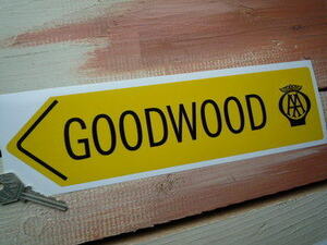 送料無料 Goodwood Retro グッドウッド ステッカー 298mm×78mm