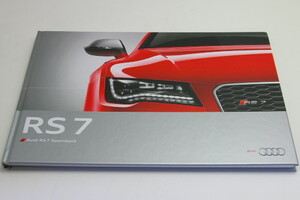 アウディ RS7 スポーツバック Hardcover カタログ 2013 ドイツ語